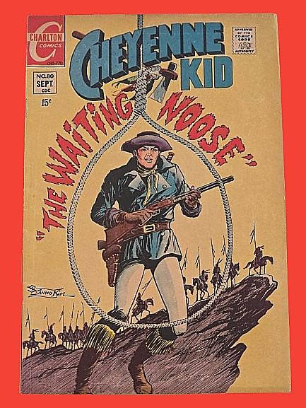 Cheyenne Kid #80 September 1970 Charlton Comics Sanho Kim Western Bronze Age Cheyenne Kid #80 September 1970 Charlton Comics Sanho Kim Western Bronze Age