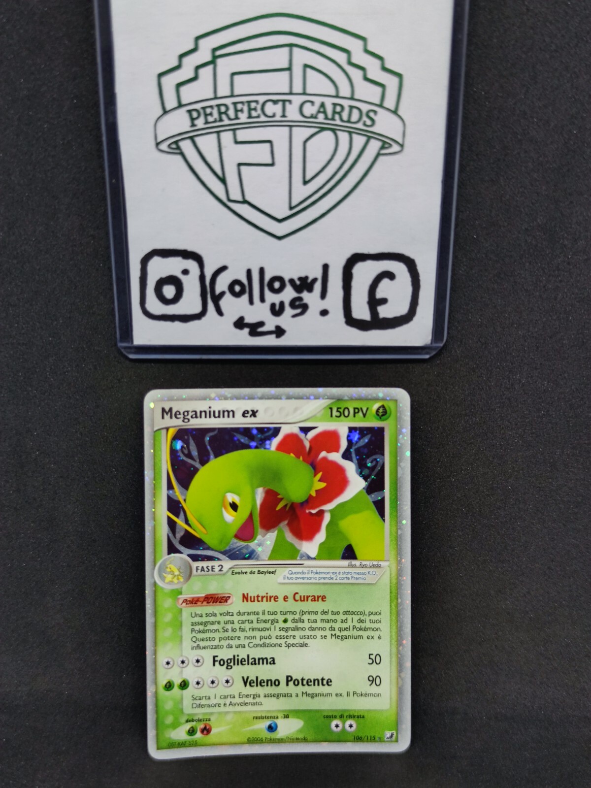POKÉMON EX SECRET FORCES MEGANIUM EX 106/115 NM- ITA