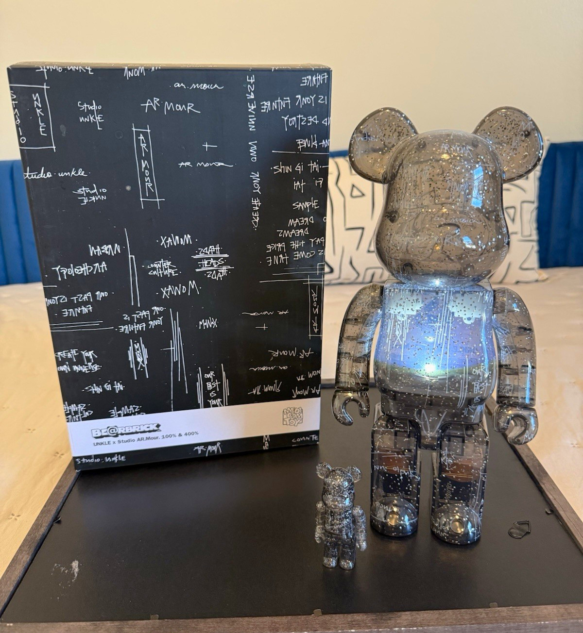Medicom BE@RBRICK UNKLE × Studio Ar.Mour. 100% & 400%