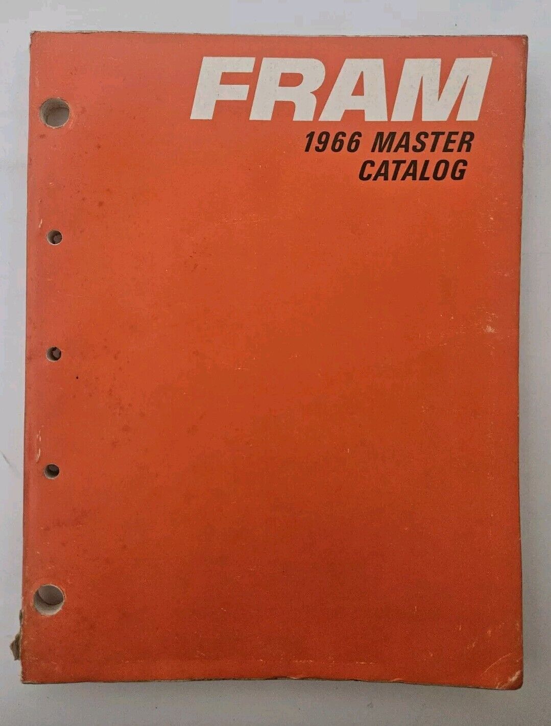 Vintage Rare 1966 Fram Master Catalog