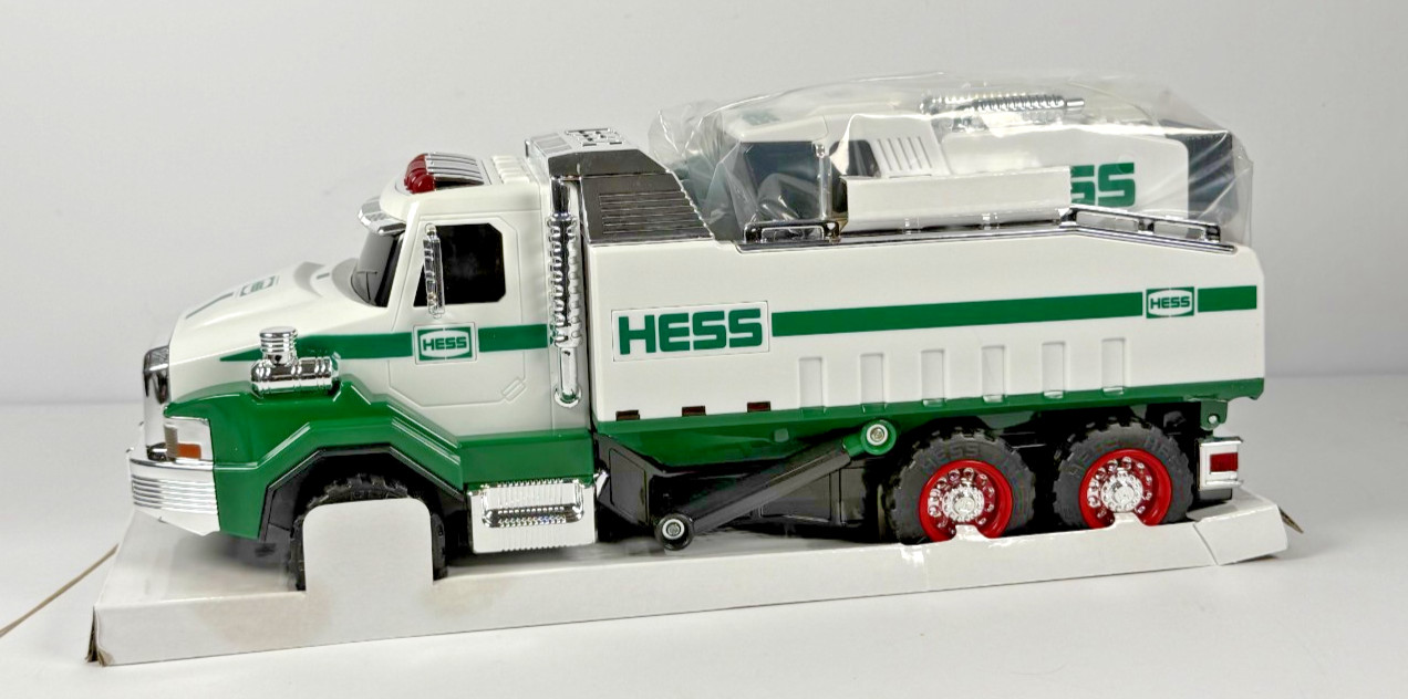 2017 Hess Dump Truck and Loader New in Box Lights Sounds Original Packaging