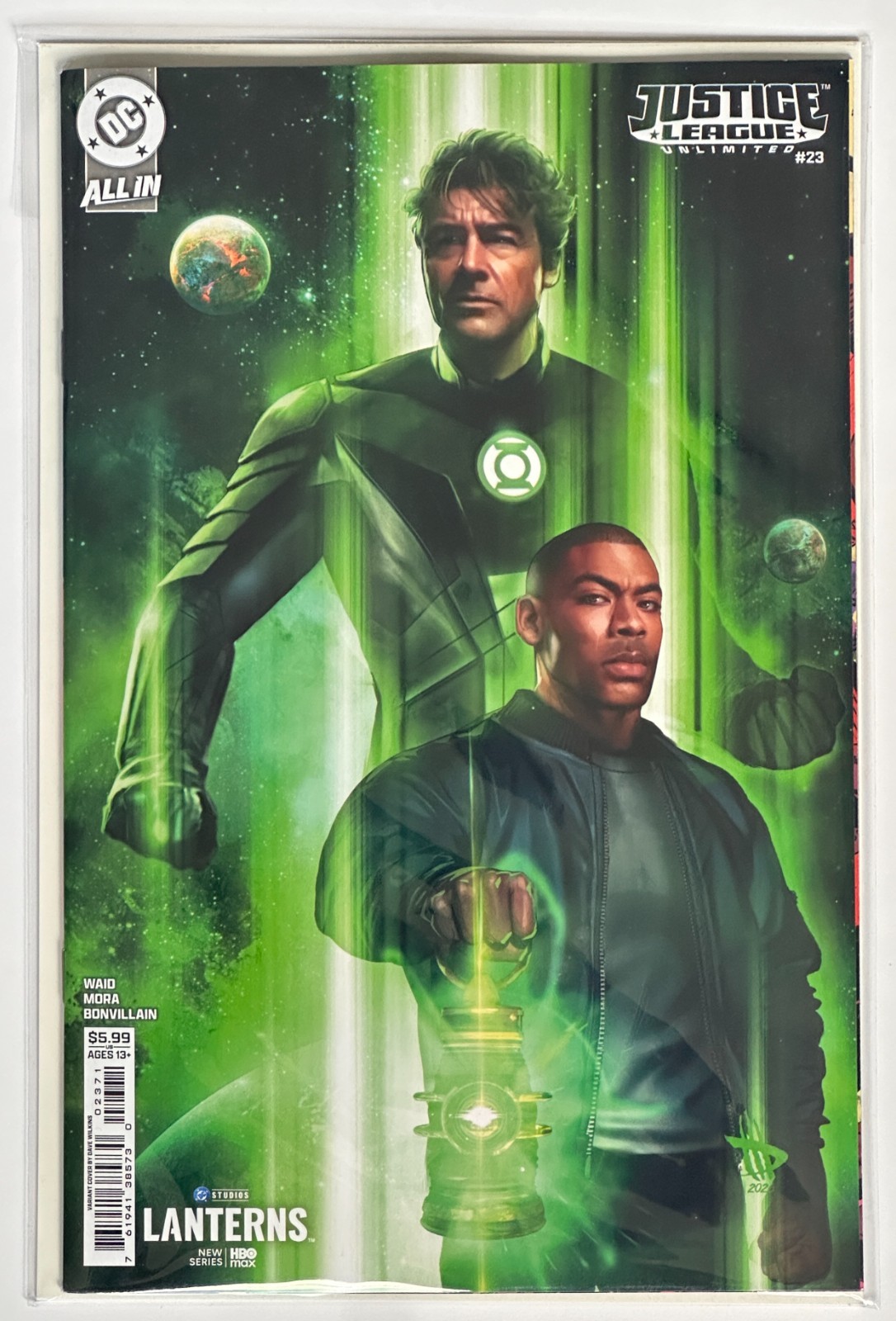 JUSTICE LEAGUE UNLIMITED #23 COVER G LANTERNS VARIANT DC COMICS NM CONDITION
