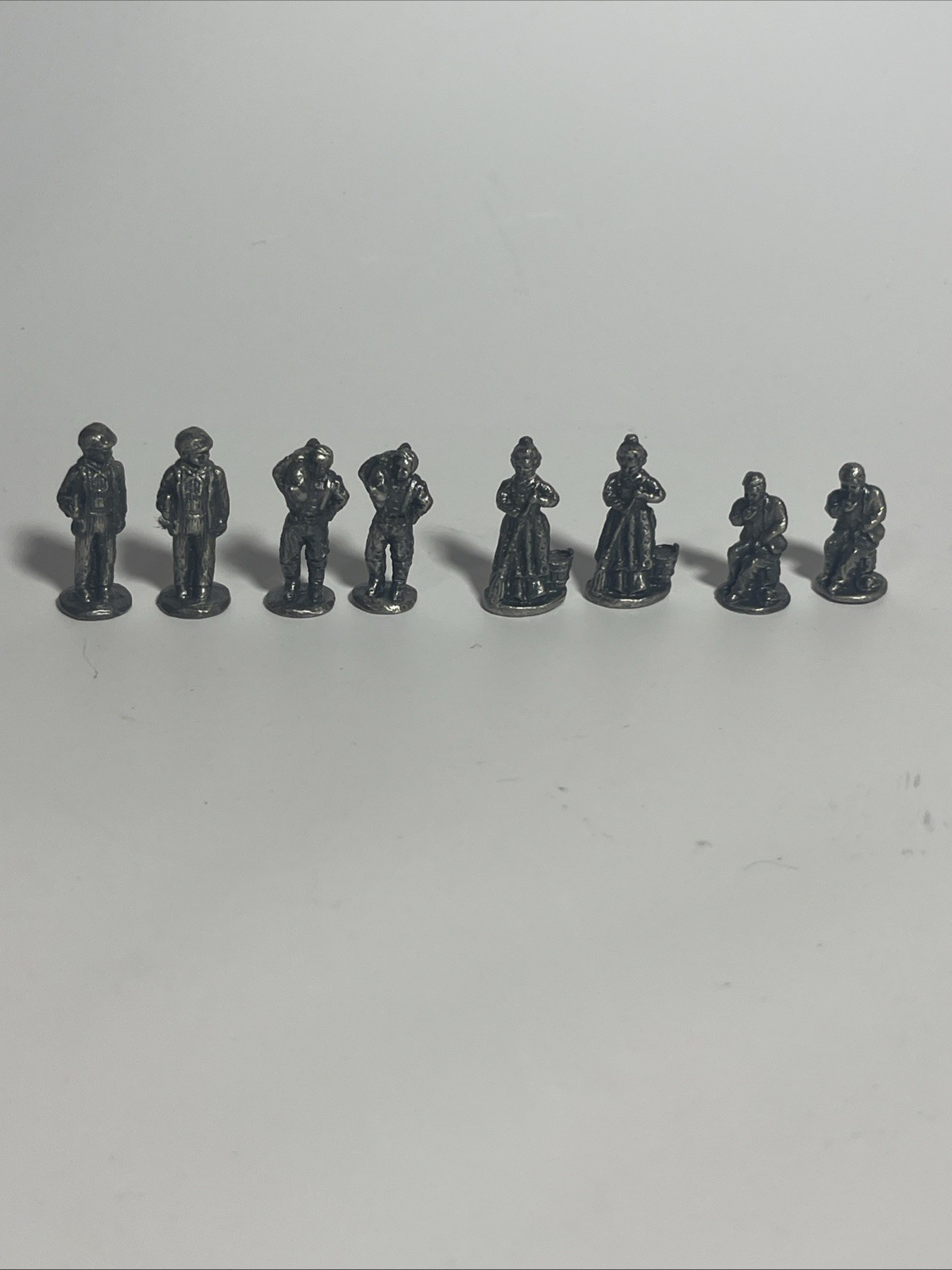 FIGURINES 93 IRS CHINA LOT OF 8 Vintage Pewter