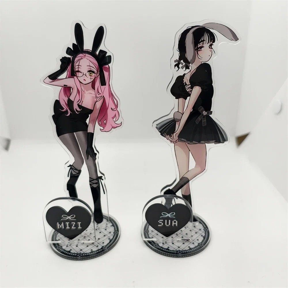 2Pcs/Set Alien Stage Mizi/Sua Acrylic Desktop Stand Figure Collection Decor Gift