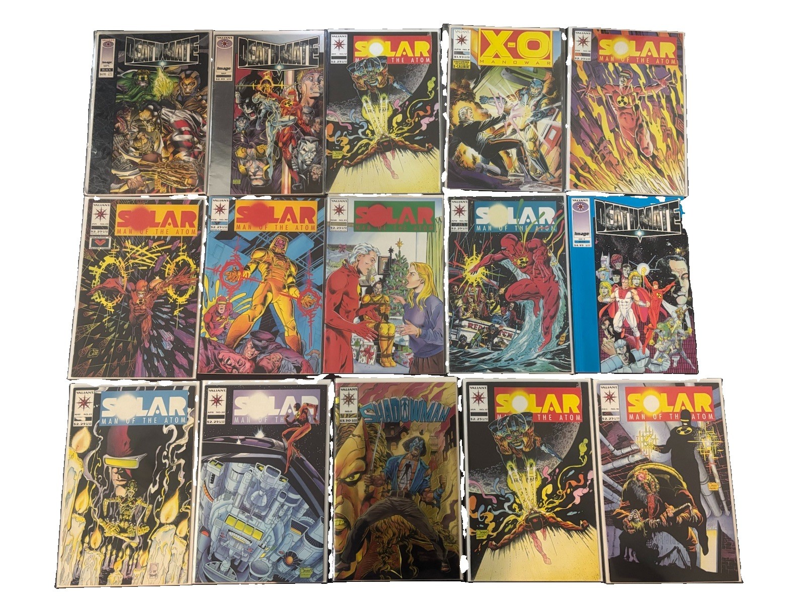 Valiant Comics 30 Issue Doctor Solar And Other Lot Shadow man #0 Chromium