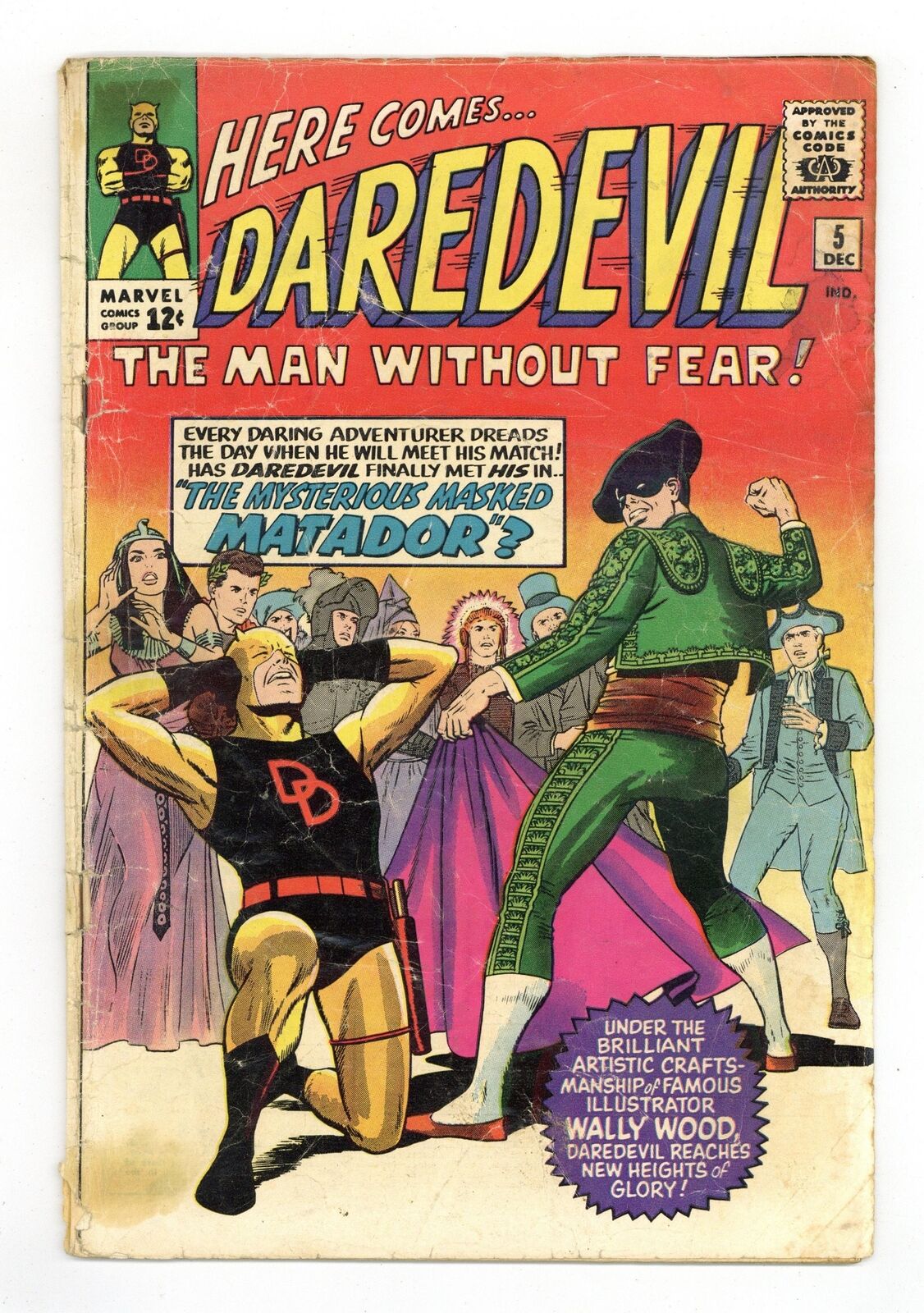 Daredevil #5 GD- 1.8 1964