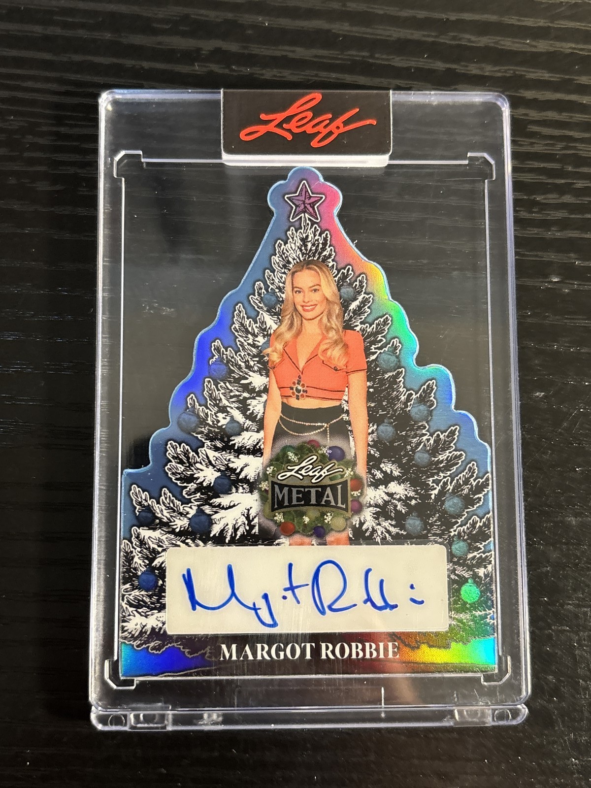 2025 Leaf Metal #CT-MR1 Margot Robbie Auto 1/1