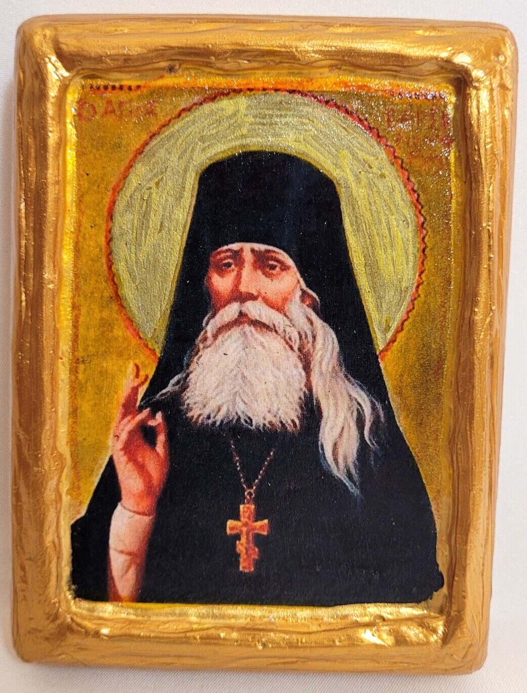Saint Barsanuphrius of Gaza Palestine Byzantine Art Greek Eastern Orthodox Icon