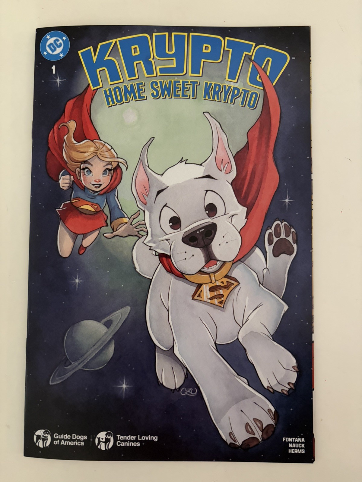 Krypto Home Sweet Krypto 1 SDCC 2026 Promo Comic Guide Dogs of America NM
