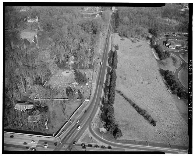 Wilmington DE St Joseph\'s on the Brandywine Aerial View Cemetery 1900s