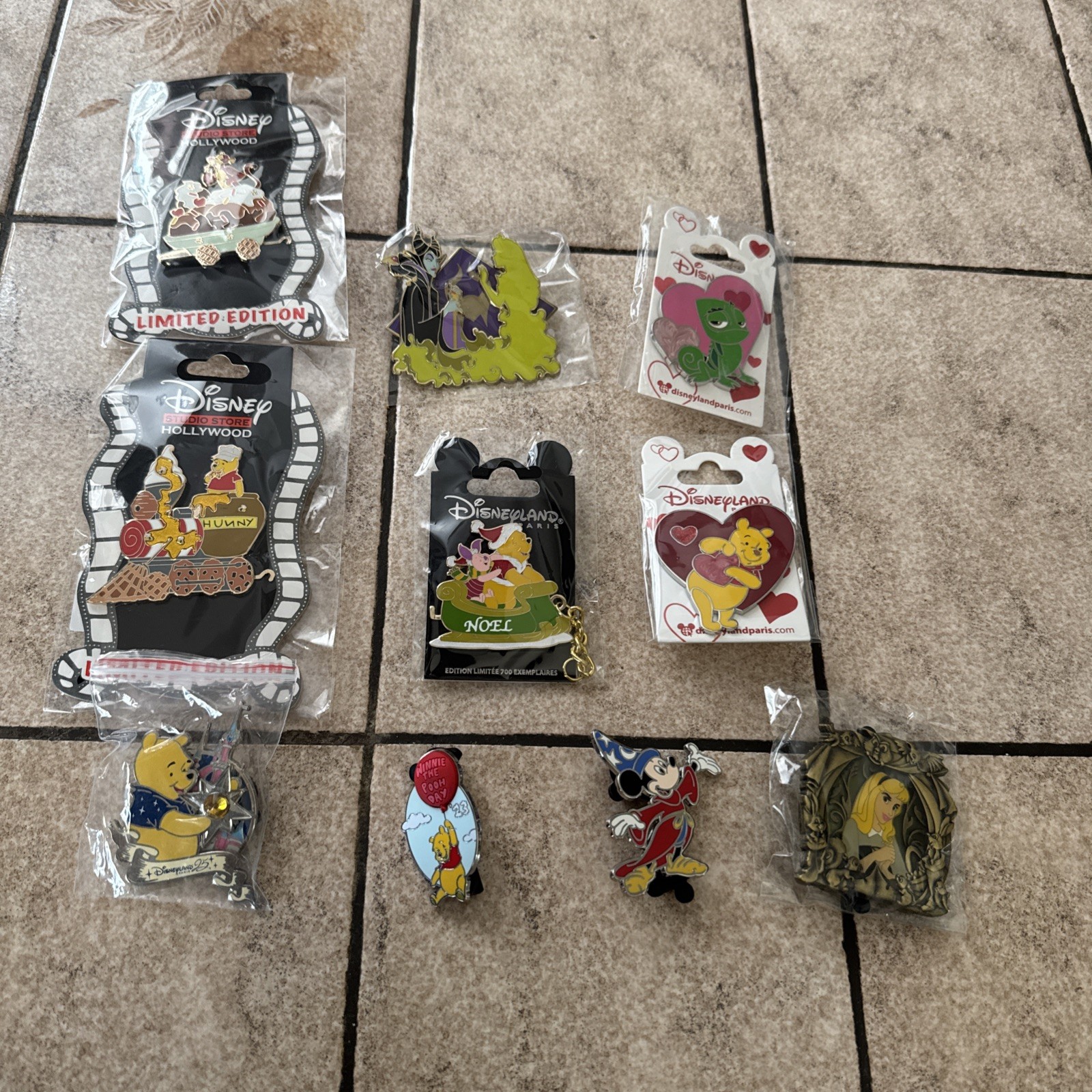 Disney Trading Pins Lot Of 10 DISNEYLAND Trading Pins