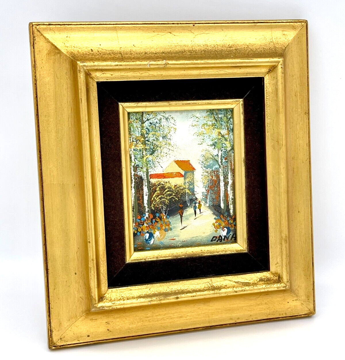 Oil Painting Original Signed Hand Painted in Taiwan Street 4 Oil Painting Original Signed Hand Painted in Taiwan Street 4