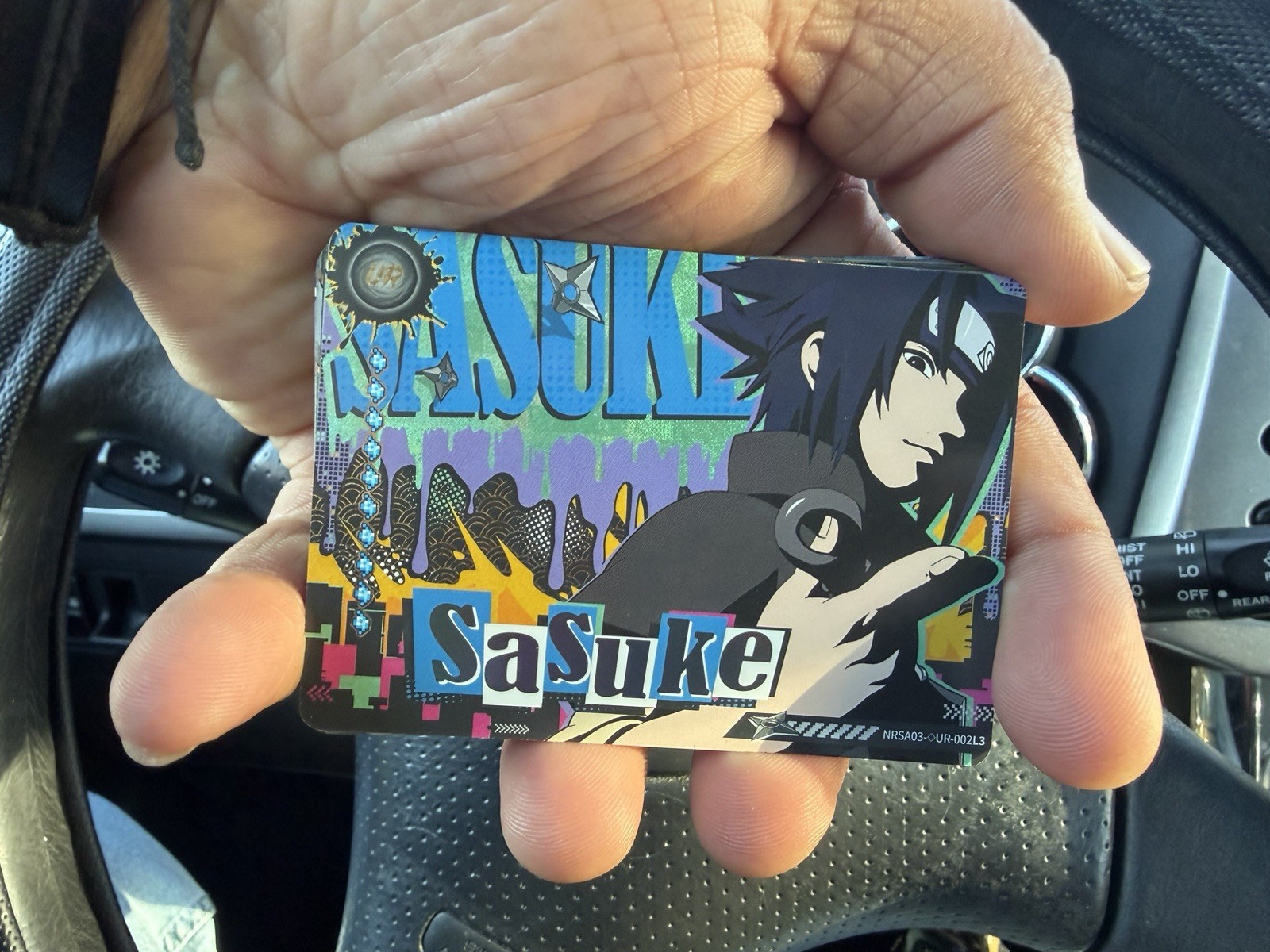 Naruto CCG Sasuke Uchiha UR Foil NRSA03-UR-002L3 2026 Single Card
