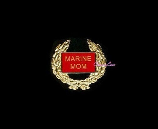 US USMC Mom + a custom promo pin 