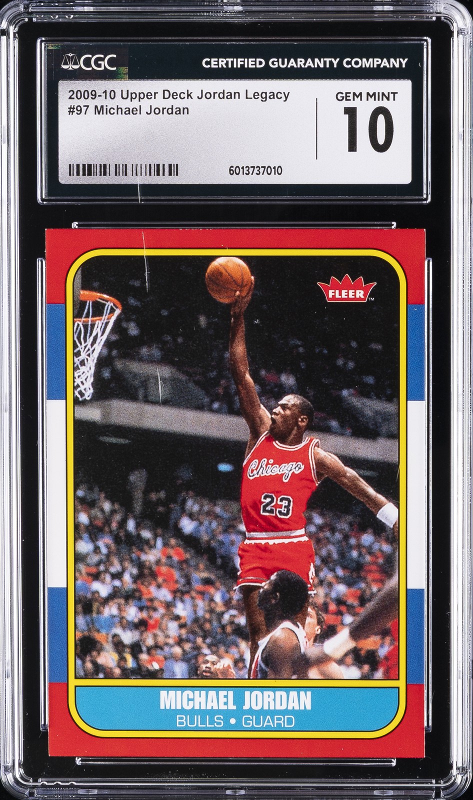 2009-10 UD JORDAN LEGACY #97 MICHAEL JORDAN CGC 10
