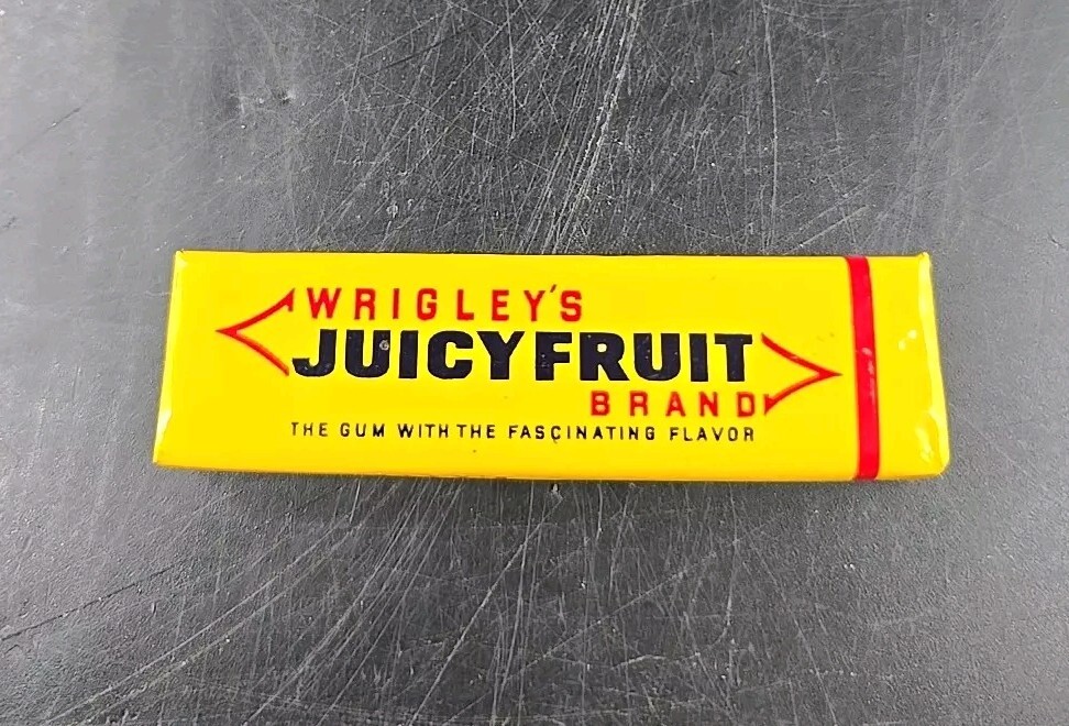Vintage Pack Of Wrigley’s Juicy Fruit Chewing Gum Unopened Made In Canada 