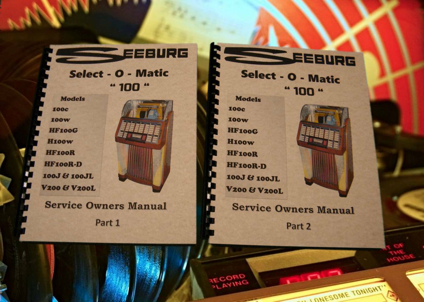 SEEBURG Select-O-Matic 100 Jukebox Service / Owners MANUAL (264 page)