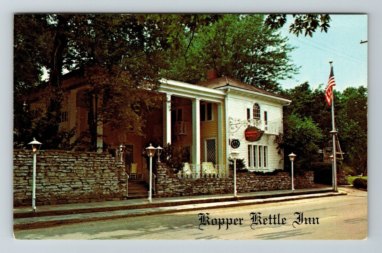 Morristown IN-Indiana, Kopper Kettle Inn, Exterior, Vintage Postcard