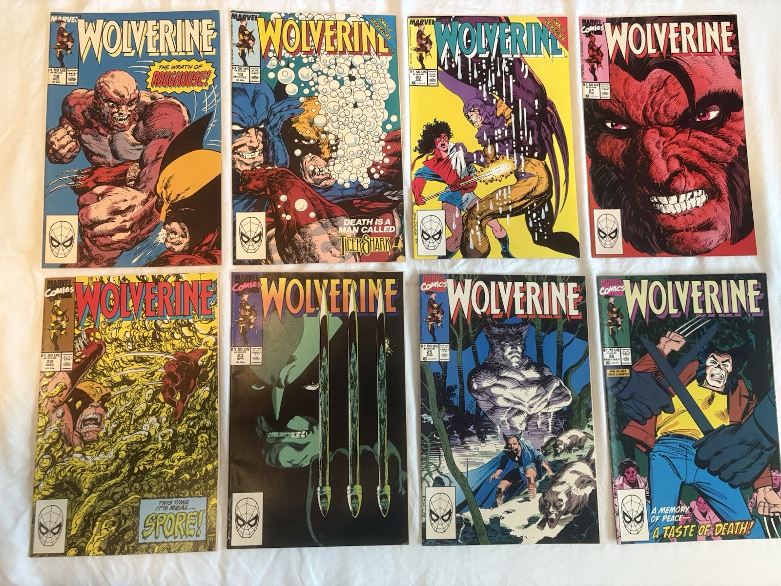 Marvel Comics Wolverine Issues 18-26. Very Good Condition