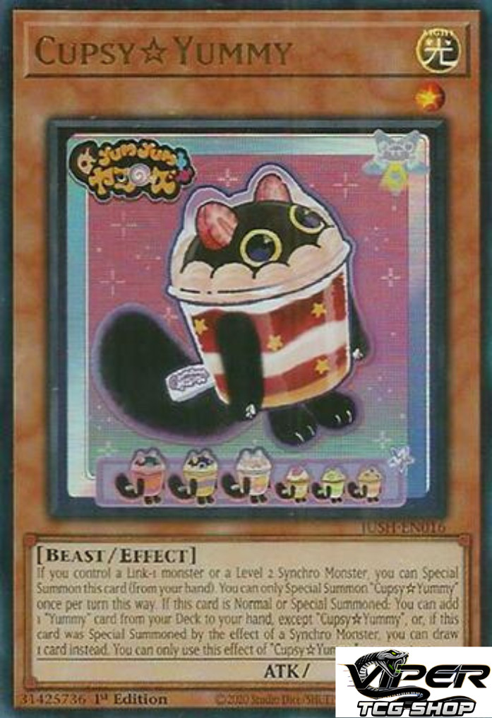 Yugioh Cupsy☆Yummy Justice Hunters JUSH-EN016 Ultra 1st Edition NM
