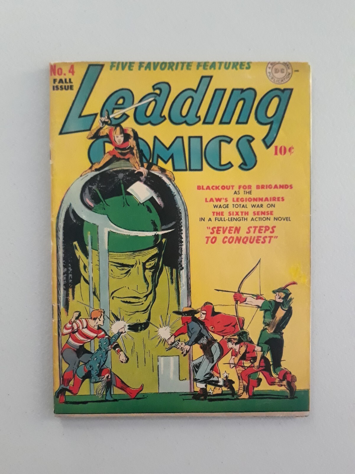 Leading  Comics 4 DC Comics 1942 Rare 