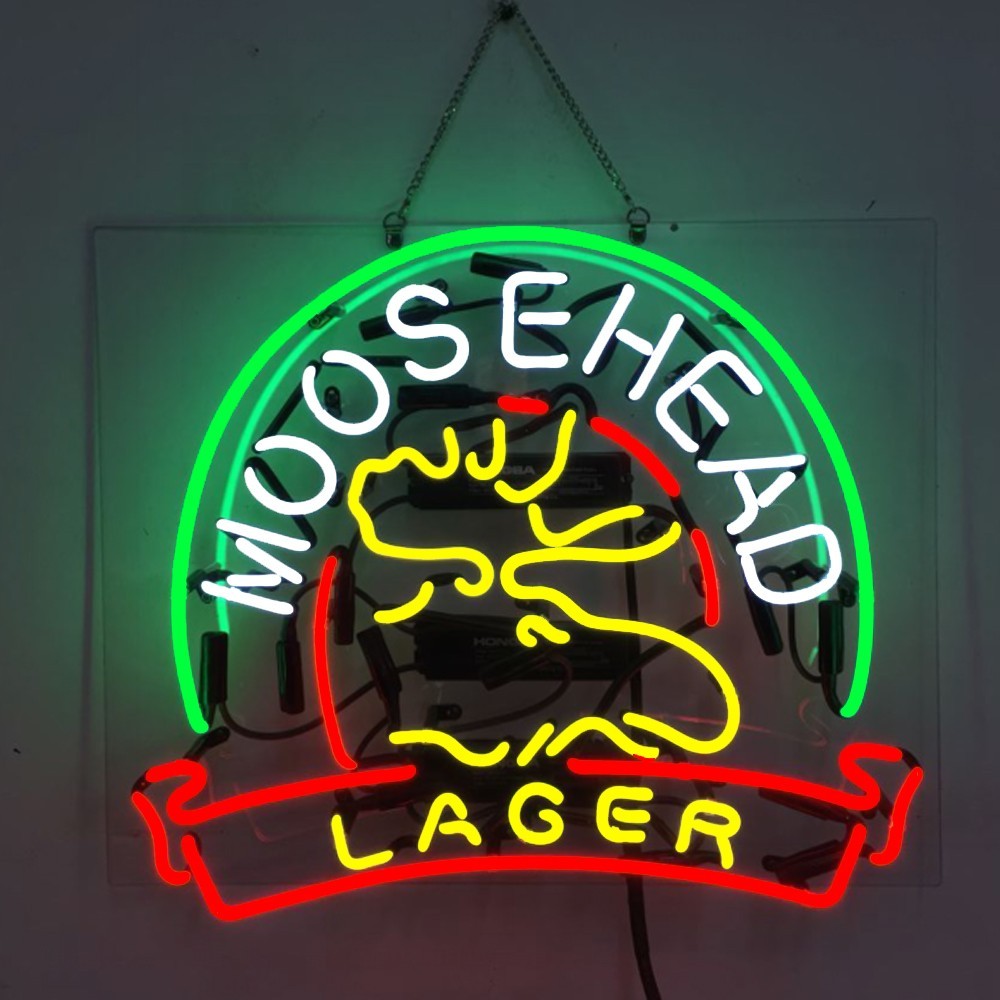 US STOCK Moosehead Lager Beer Neon Sign 19\