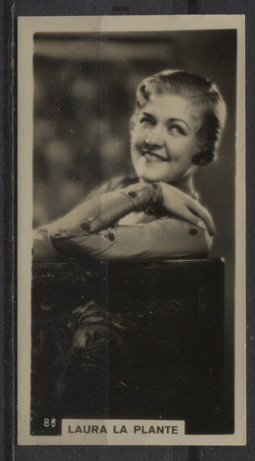 Laura La Plante Vintage Photo Cigarette Trading Card Cinema Stars No.86