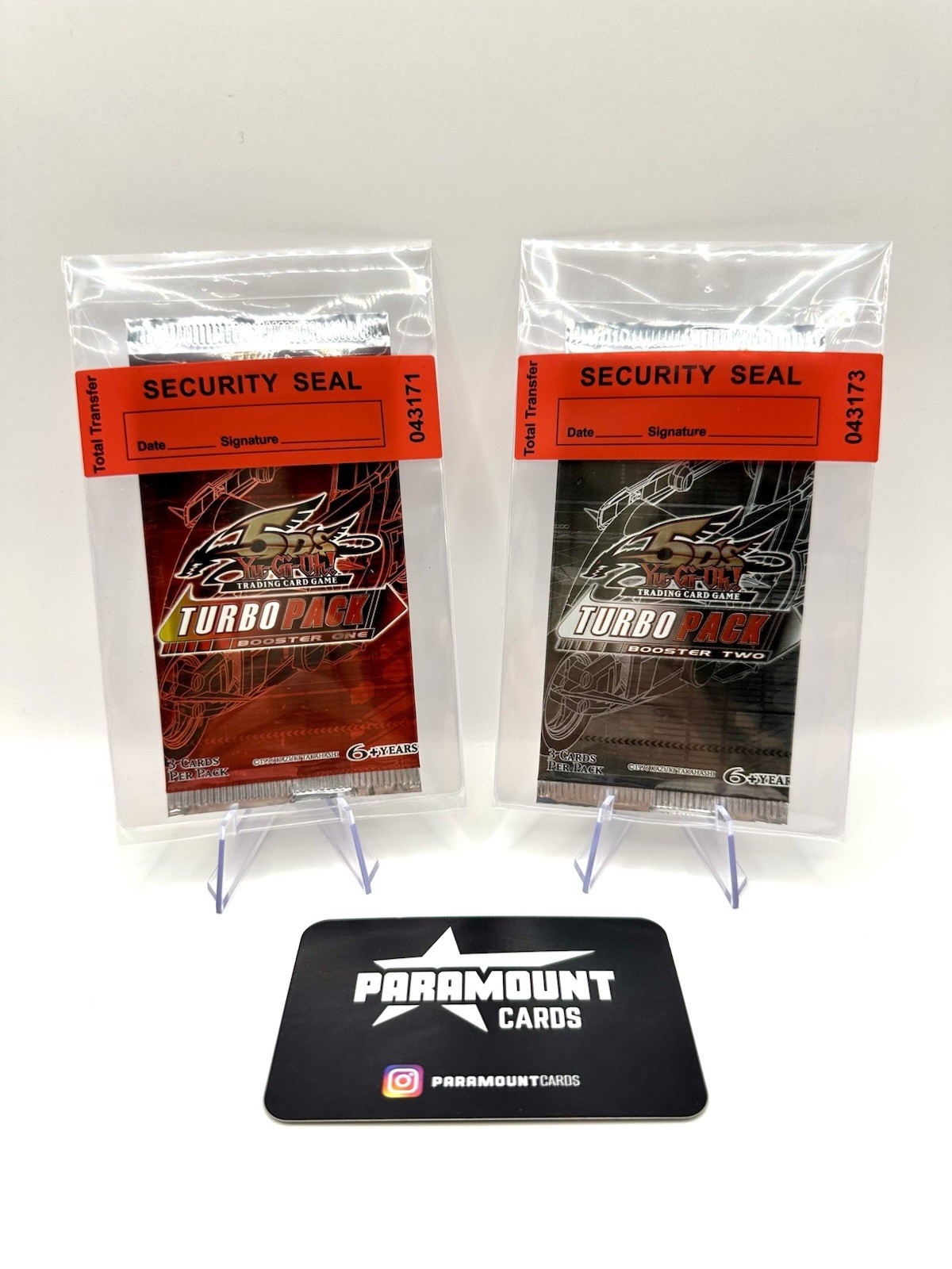 Yu-Gi-Oh Turbo Pack Booster One & Booster Two - New/Sealed - Extremely Rare