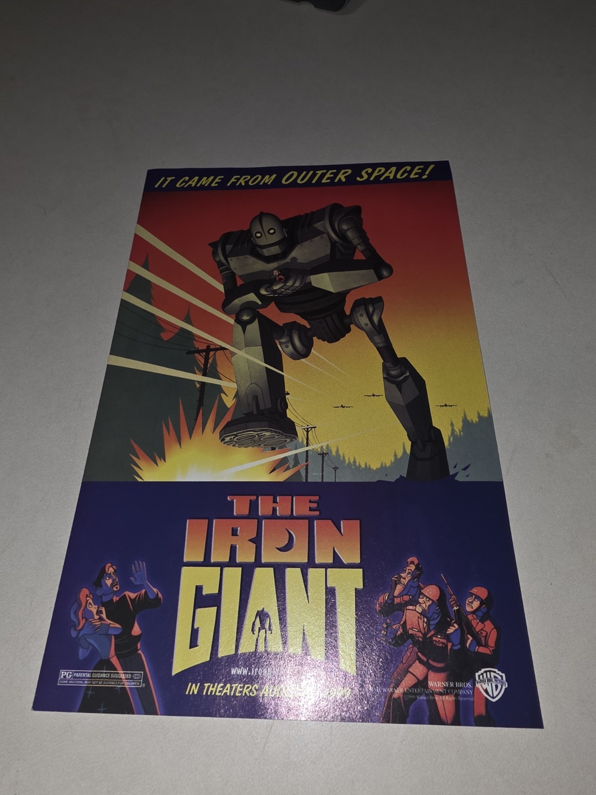 The Iron Giant - VF/NM - Warner Bros Promo Comic
