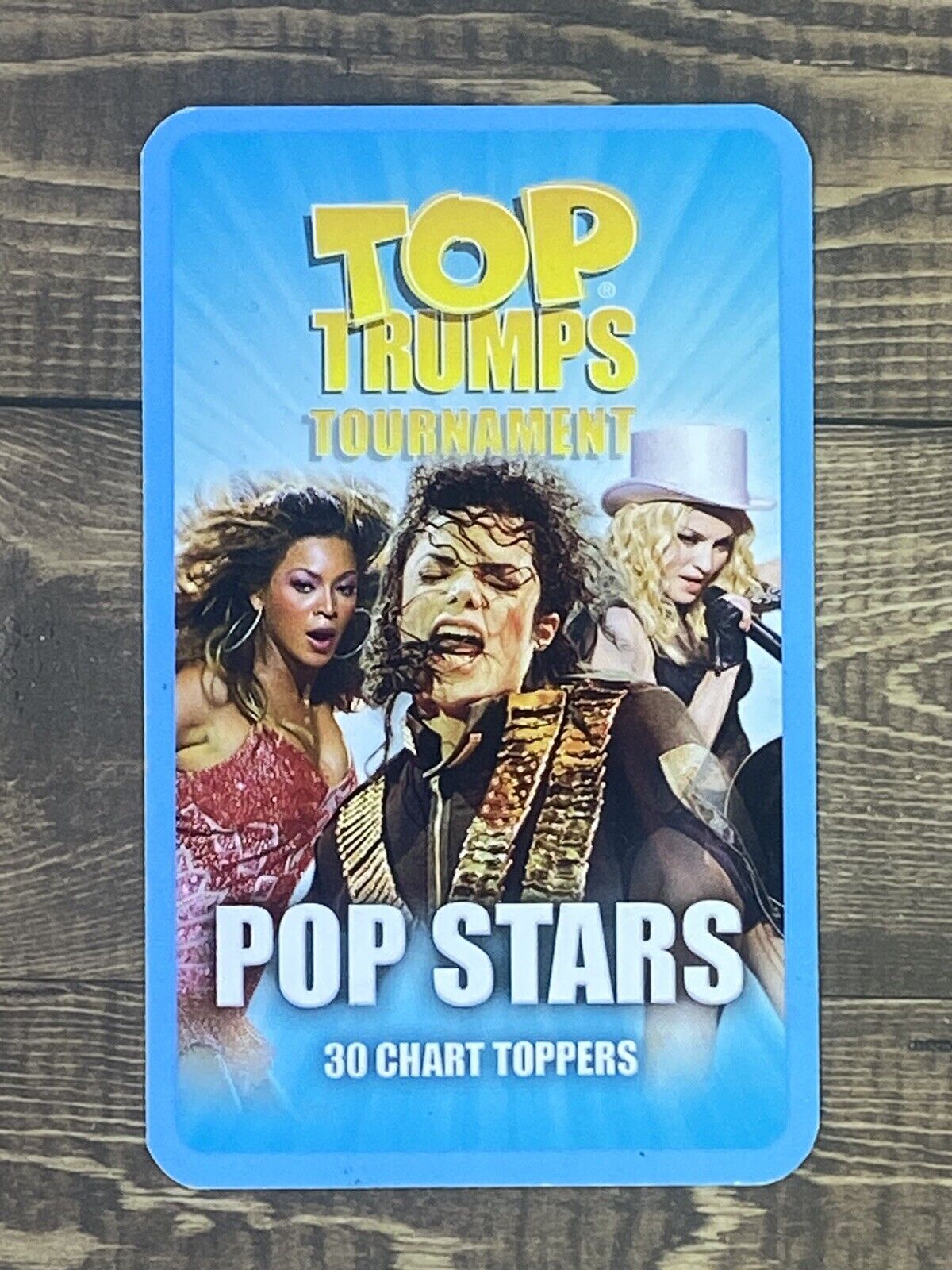 2009 Top Trumps Tournament Beyonce Pop Stars Card
