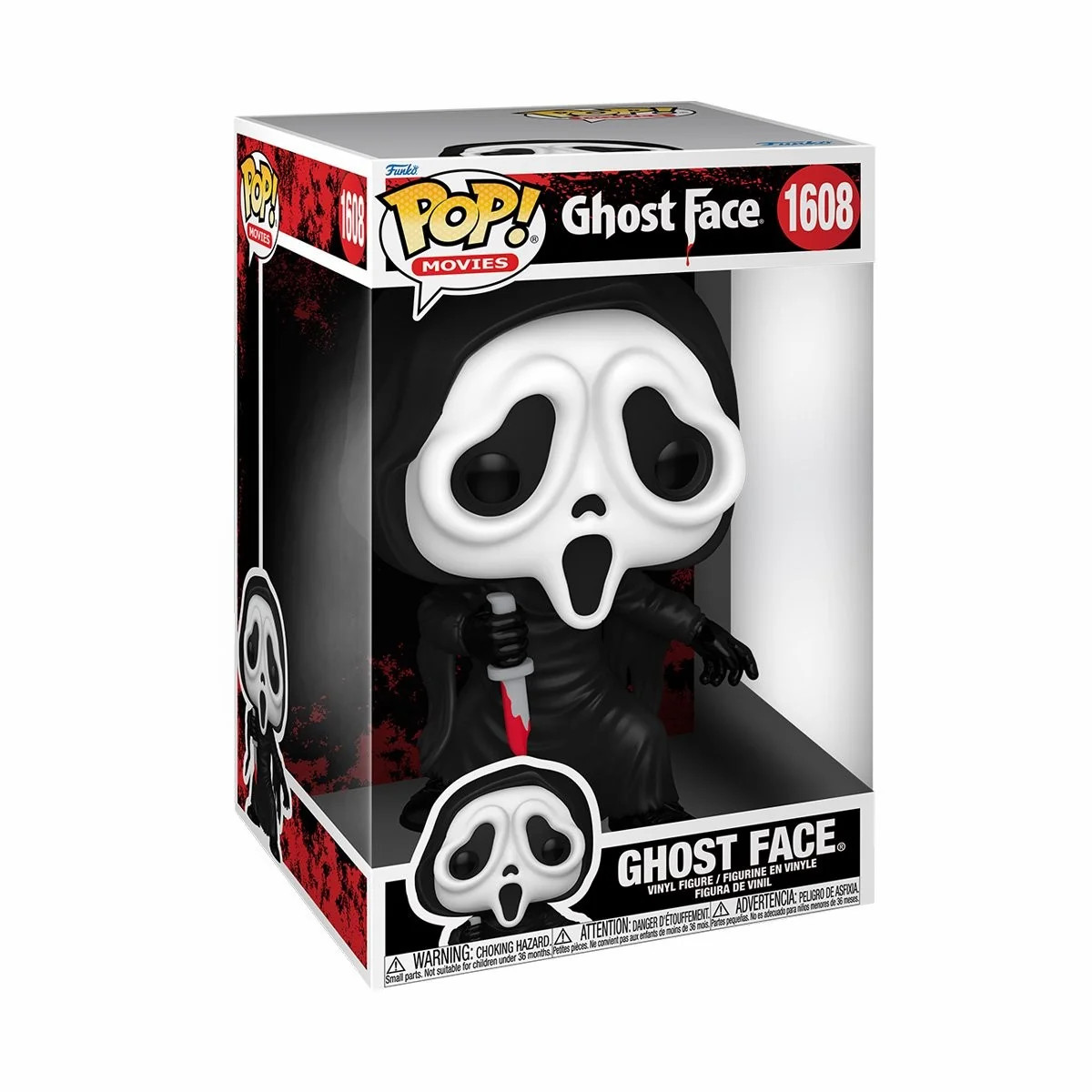 Funko Pop Jumbo Ghost Face with Knife Vinyl Figure #1608