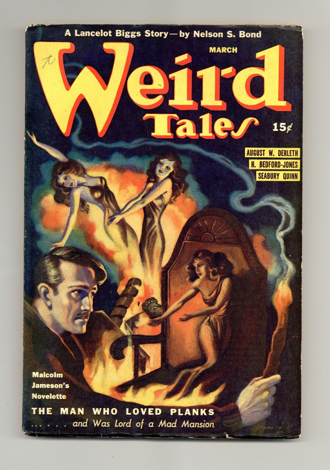 Weird Tales Pulp 1st Series Mar 1941 Vol. 35 #8 VG+ 4.5