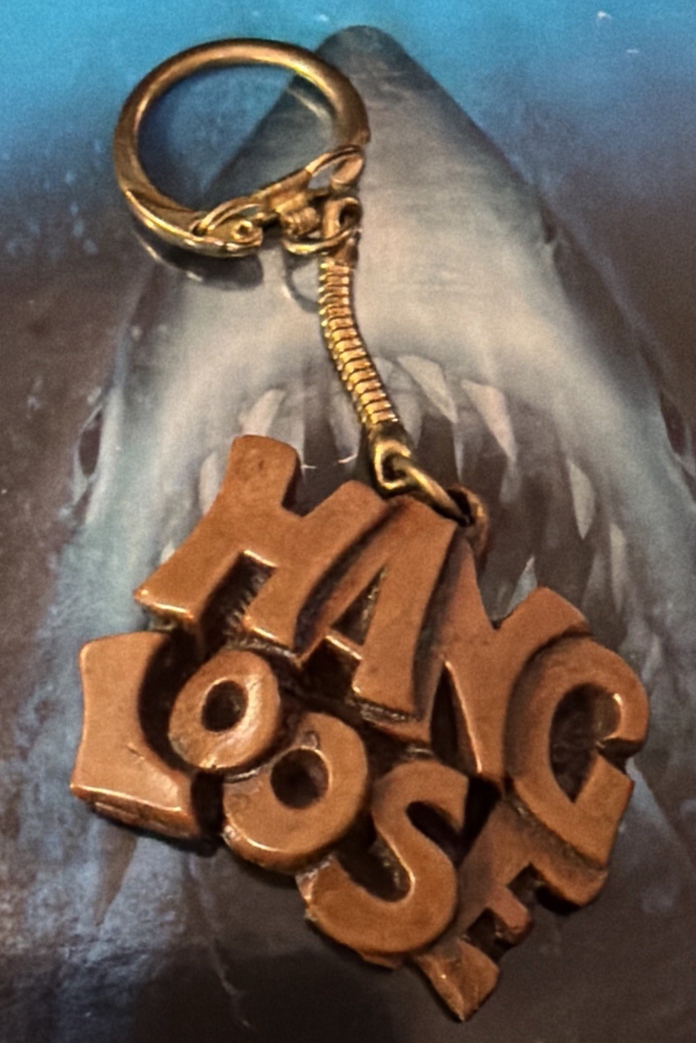 VTG Coco Joes Hawaiian Hang Loose Brown Napa Wood Key Chain Made In Hawaii Tiki VTG Coco Joes Hawaiian Hang Loose Brown Napa Wood Key Chain Made In Hawaii Tiki