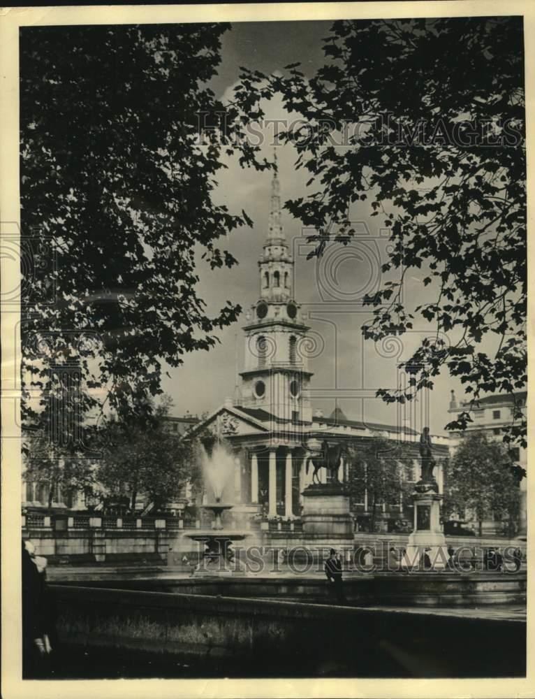 1928 Press Photo Historic Church, St. Martin's-In-The-Fields, Located in London