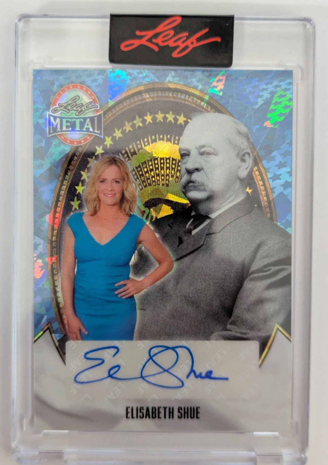 2026 Leaf Metal Presidents Day Elizabeth Shue Auto #BA-ES2 w/ Grover Cleveland