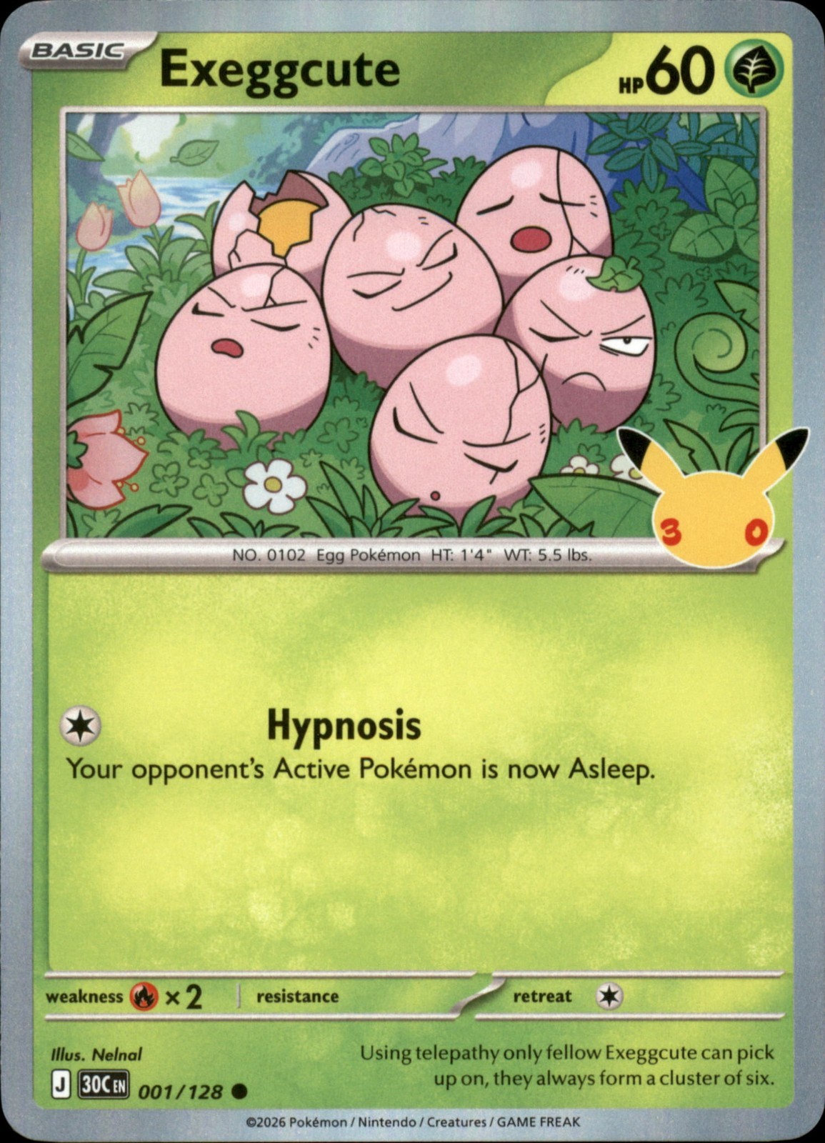 Pokémon - Choose Your Card - 30th Celebration - Energies, Holos, EXs, Pikachus