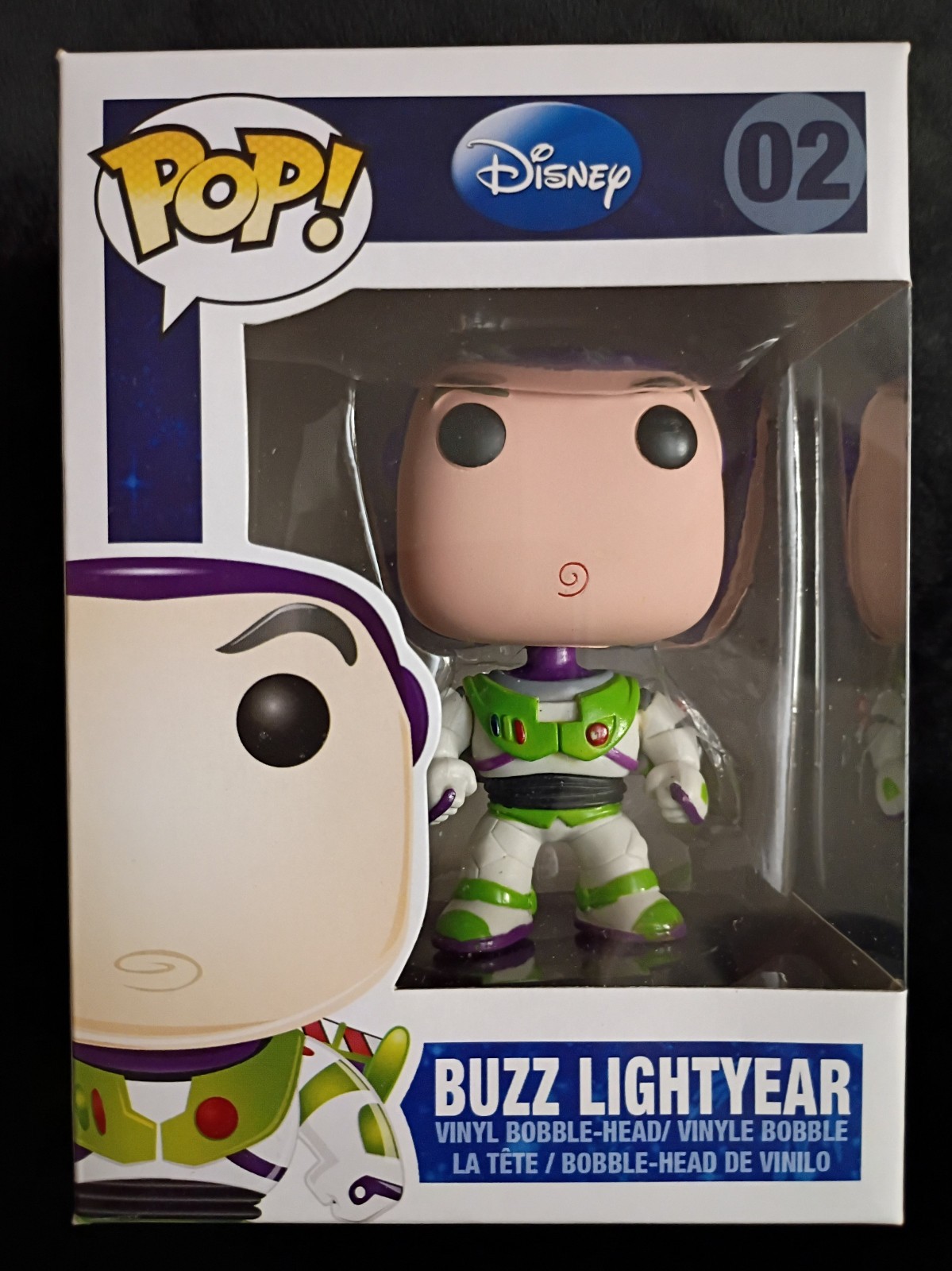 NEW 2011 Funko Pop #02 Disney TOY STORY BUZZ LIGHTYEAR - Bobblehead Vaulted