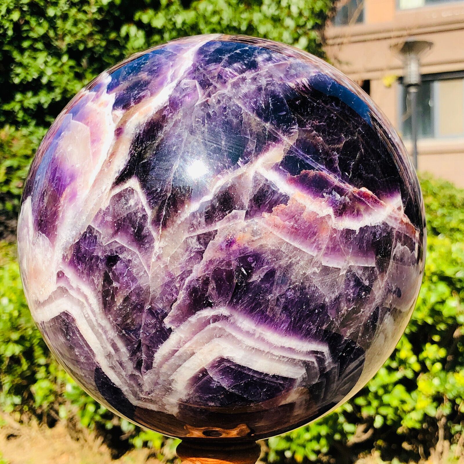 6160g Rare High Quality Purple Dream Amethyst Quartz Crystal Sphere Healing
