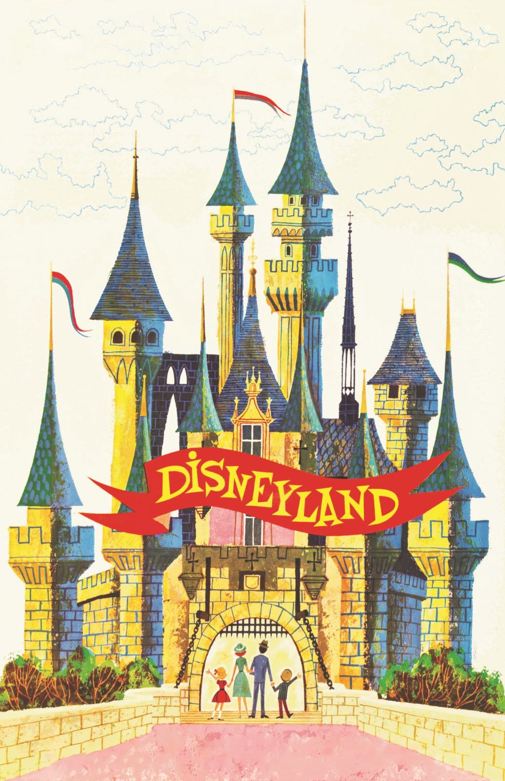 Disneyland Retro 1960s Advertisement Style Poster Print 11x17 