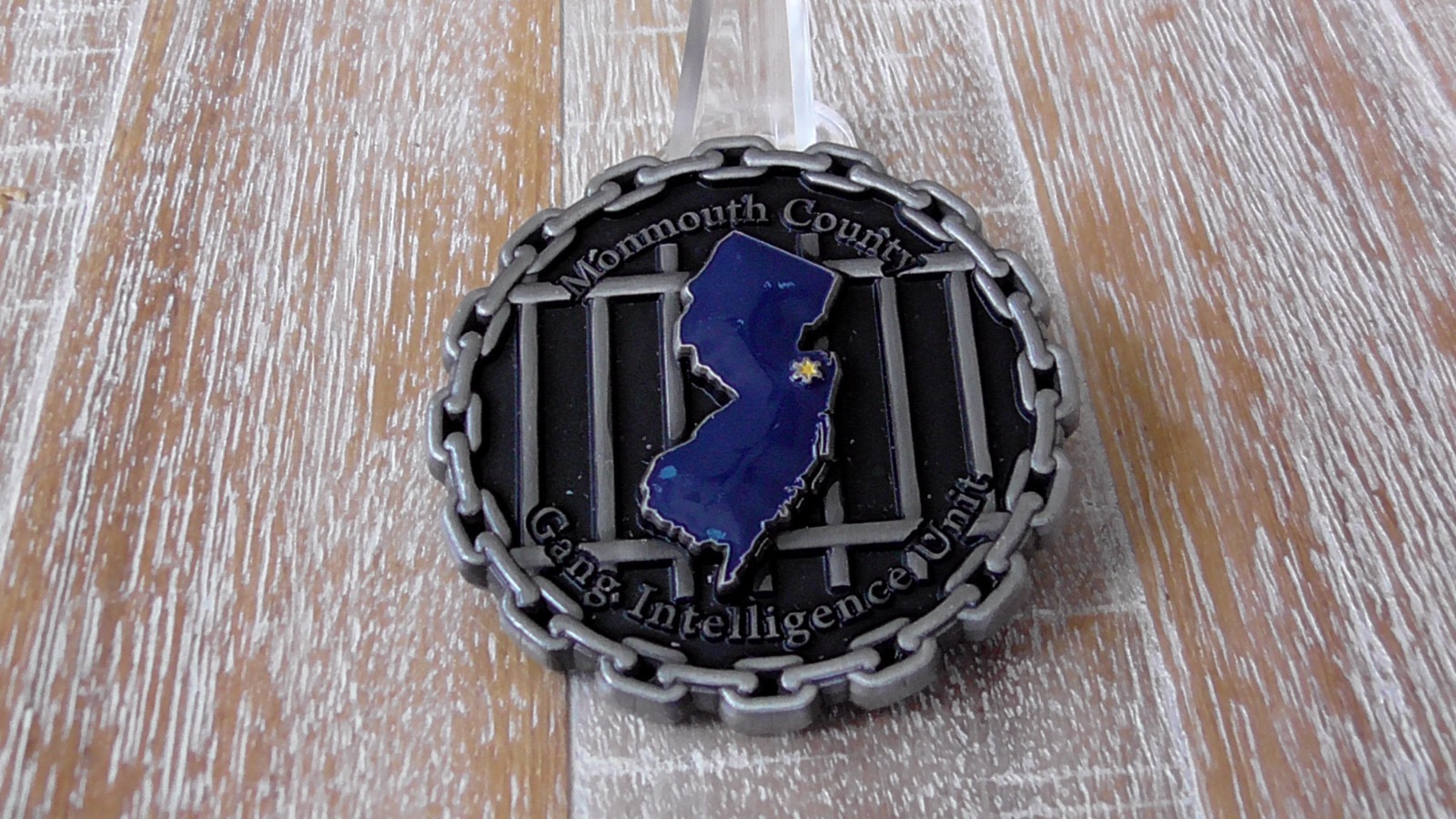 Monmouth County Gang Intelligence Unit NJ Challenge Coin #G206