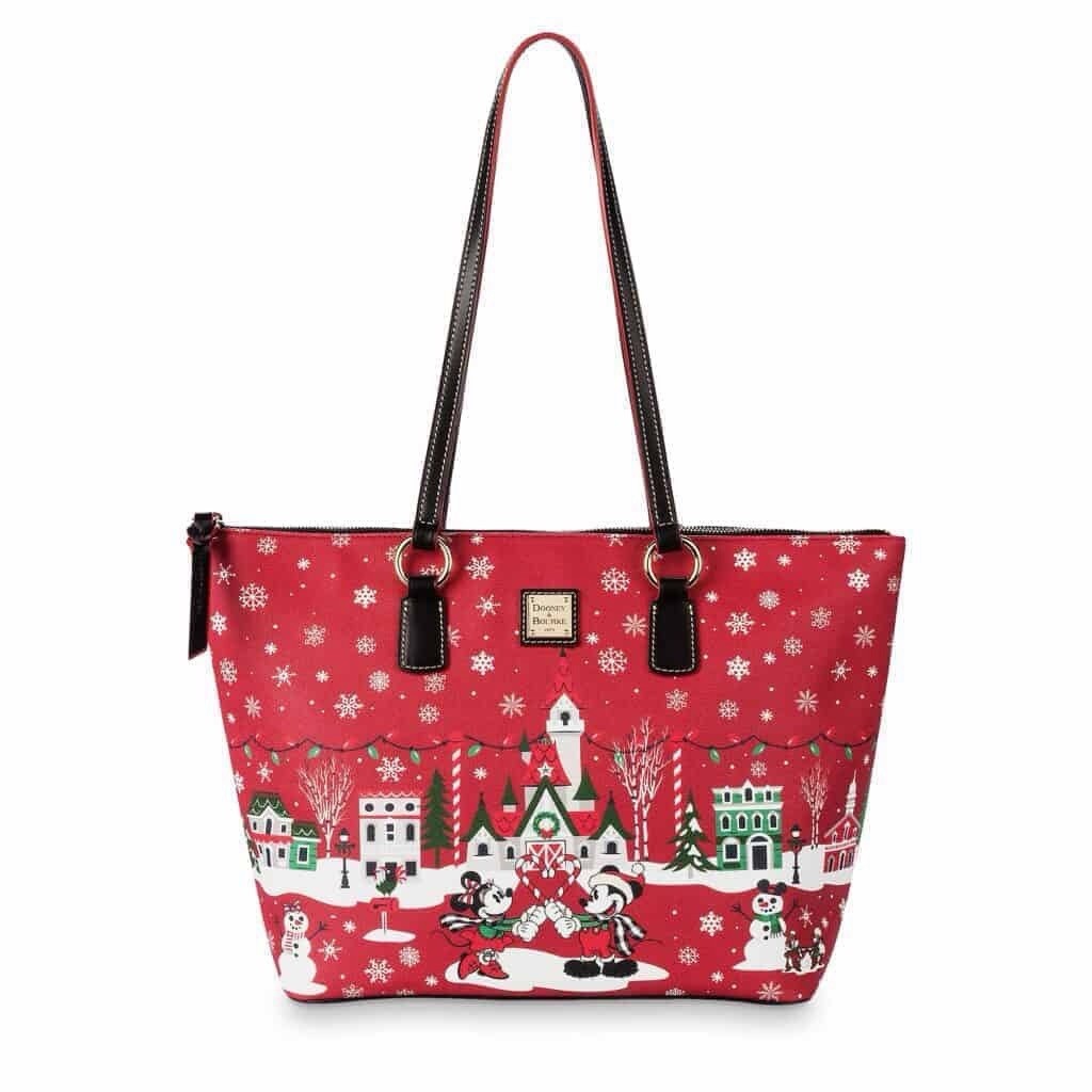 Dooney & Bourke Disney Mickey & Minnie Mouse Holiday Large Tote Bag
