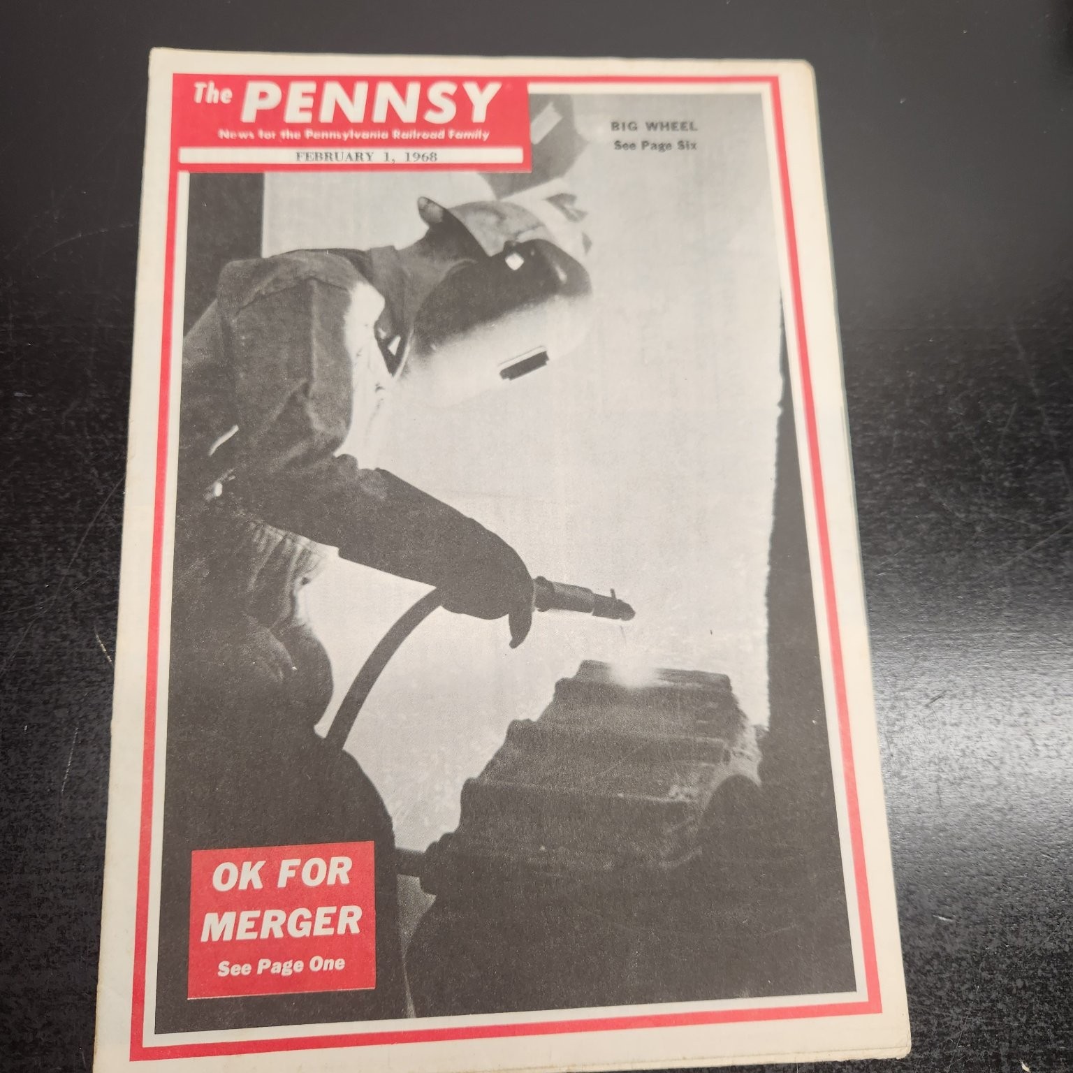 1968 The Pennsy Pennsylvania Railroad Magazine Merger News Welding Cover