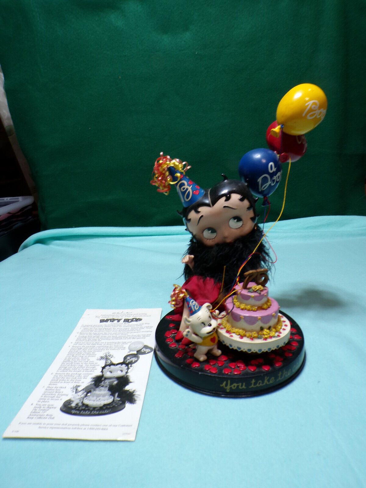 The Danbury Mint Betty Boop Limited Edition 75th Anniversary Collector Doll
