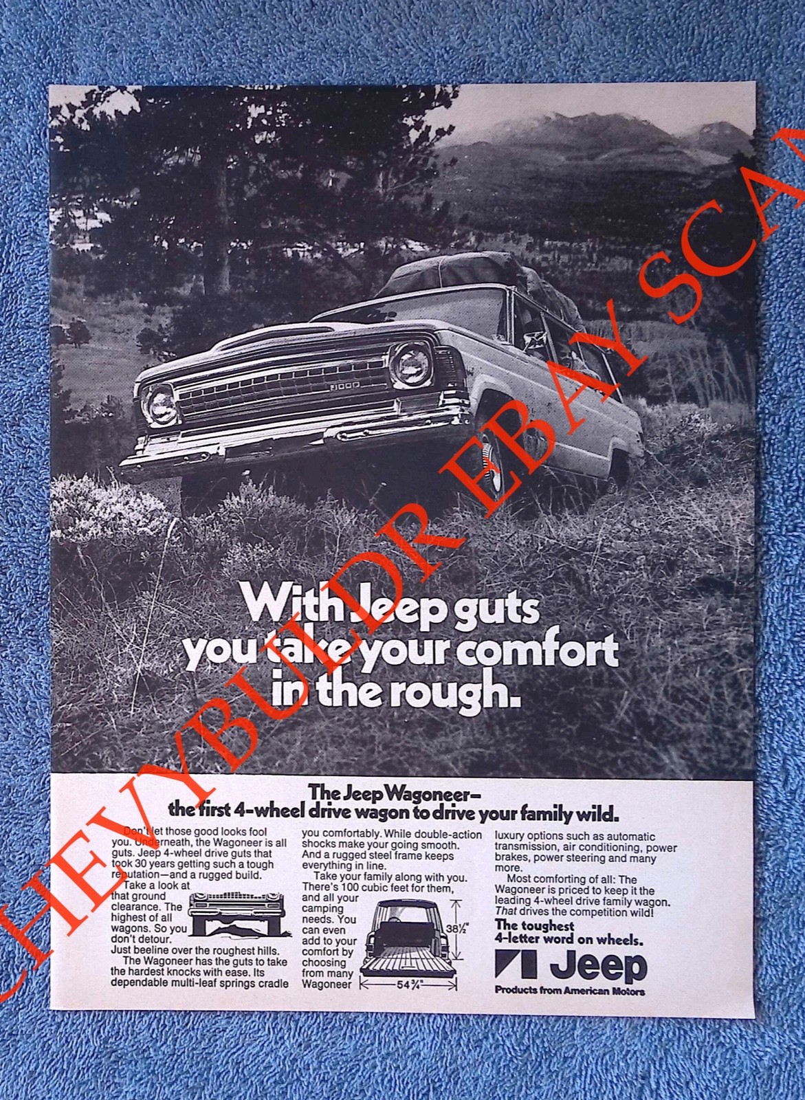 1971 Jeep Wagoneer Vintage Ad \
