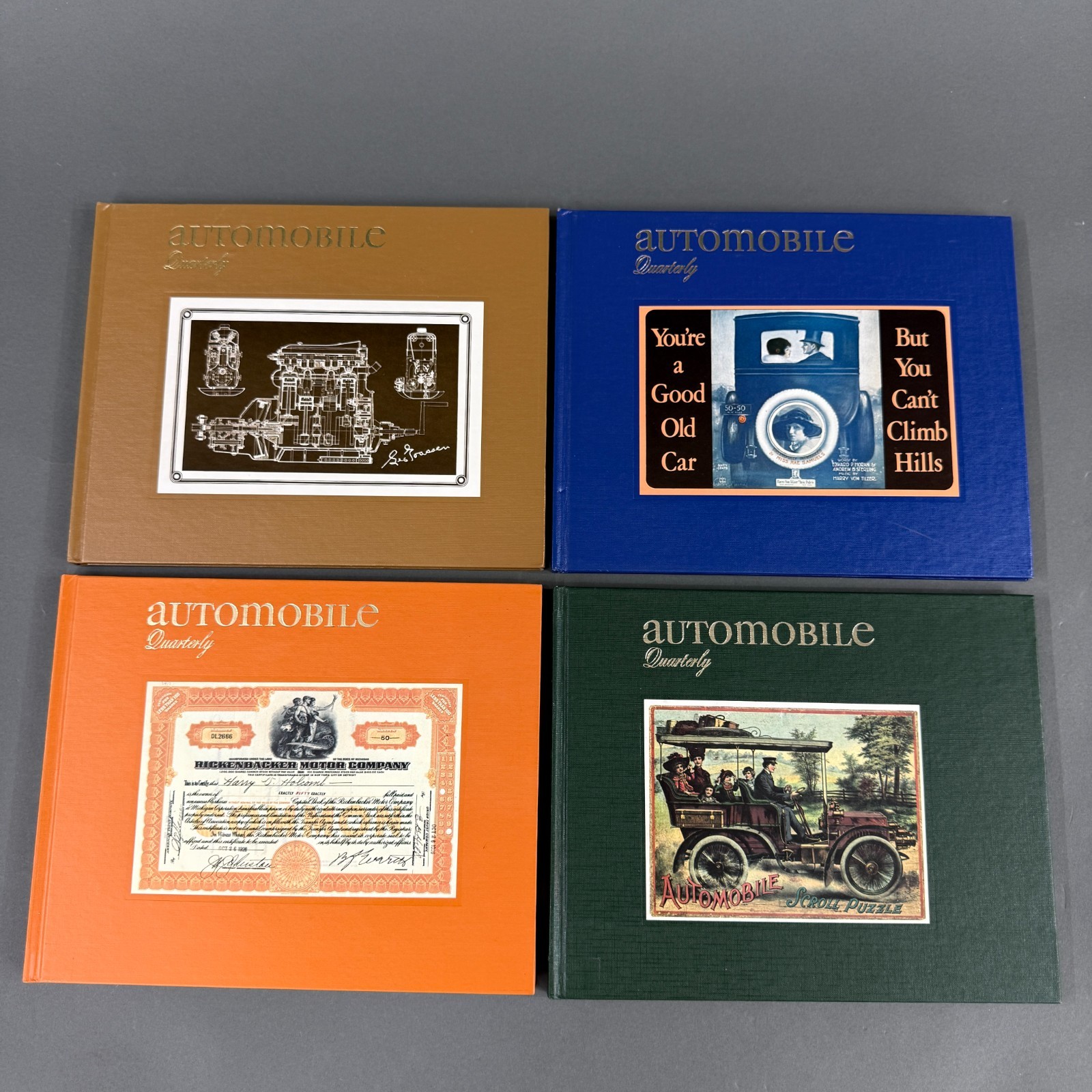 AQ Automobile Quarterly Vol 19 Complete Issues 1-4 Hardcover 1981 Vintage Car