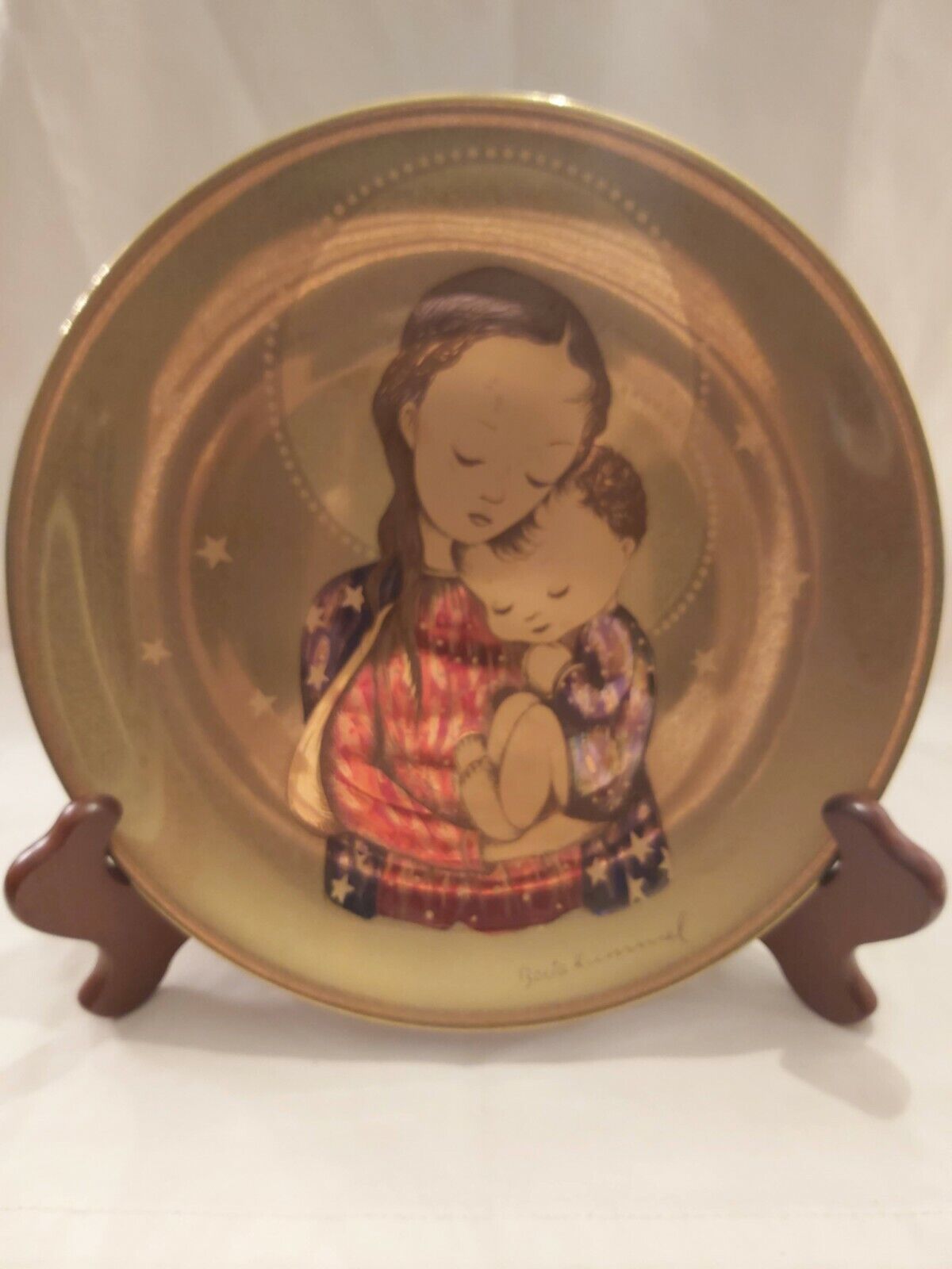 Schmid 1978 Tranquility Sister Berta Hummel limited production collectors plate