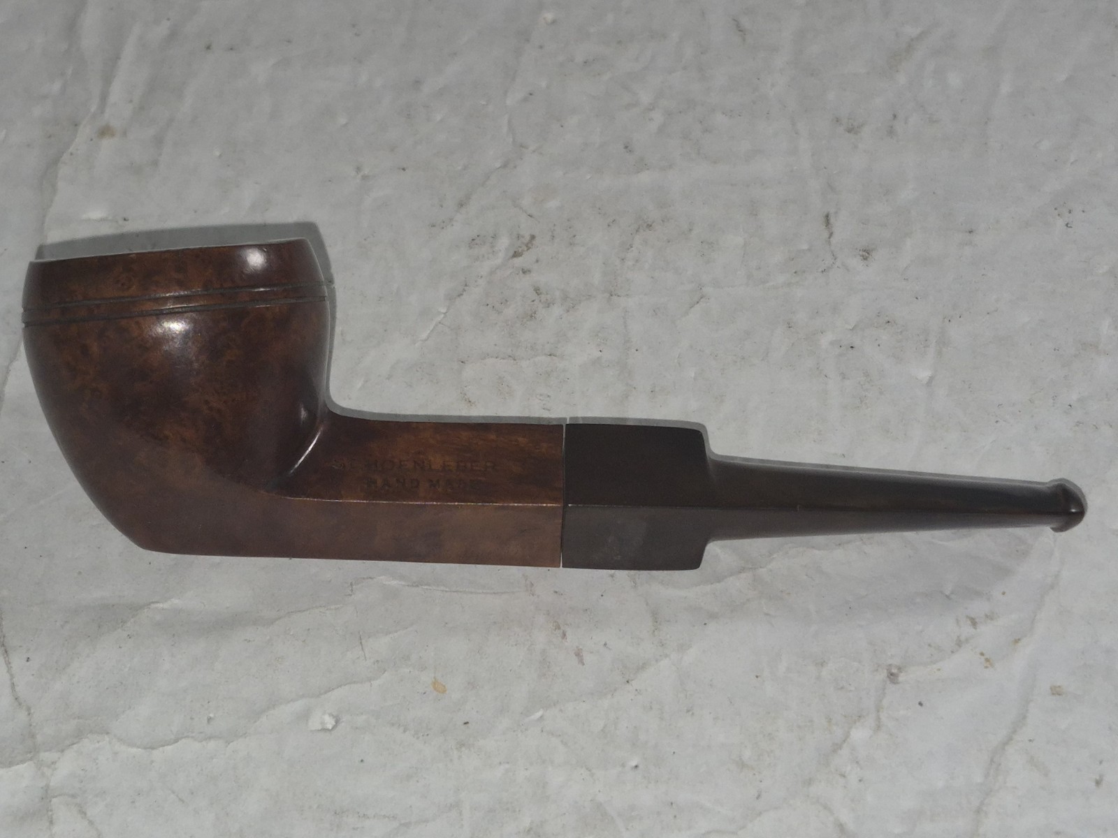 Vtg. 1930\'s-1950\'s Schoenleber Hand Made Panneled Bulldog Estate Tobacco Pipe