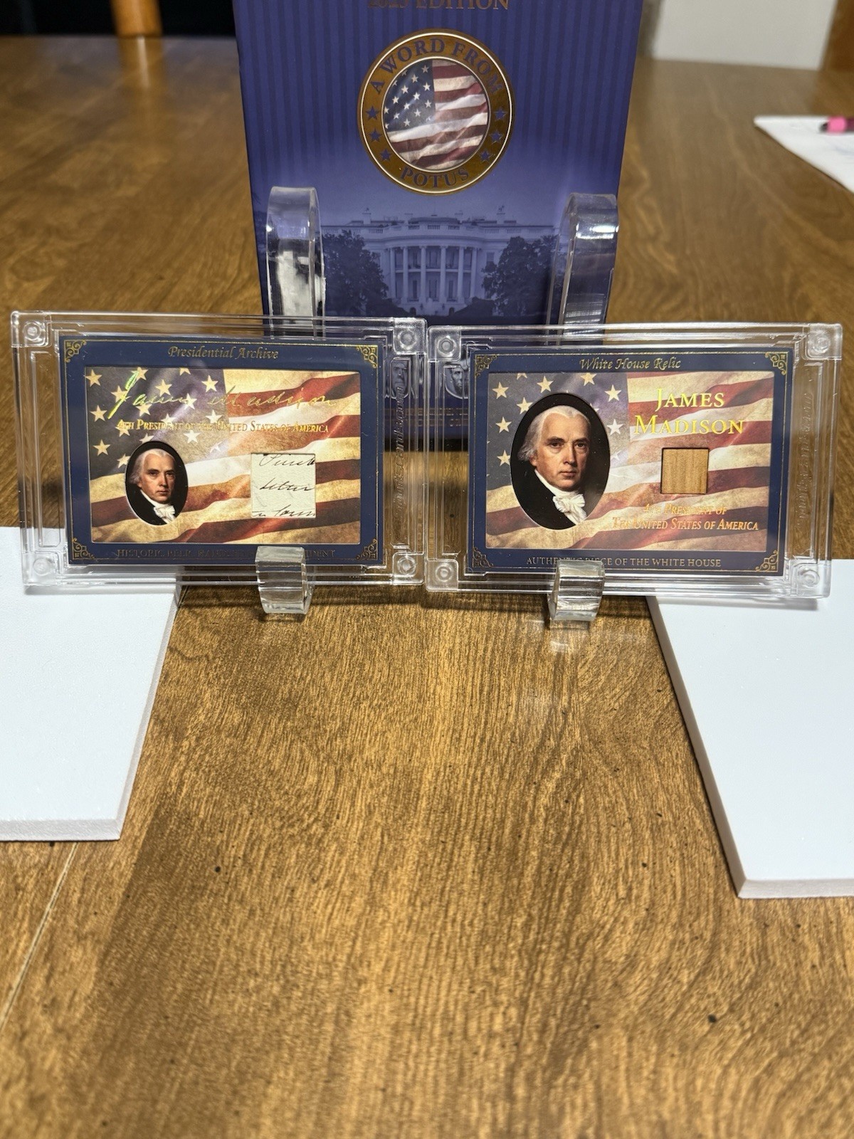 James Madison Handled Document And White House Relic A Word From POTUS 2025
