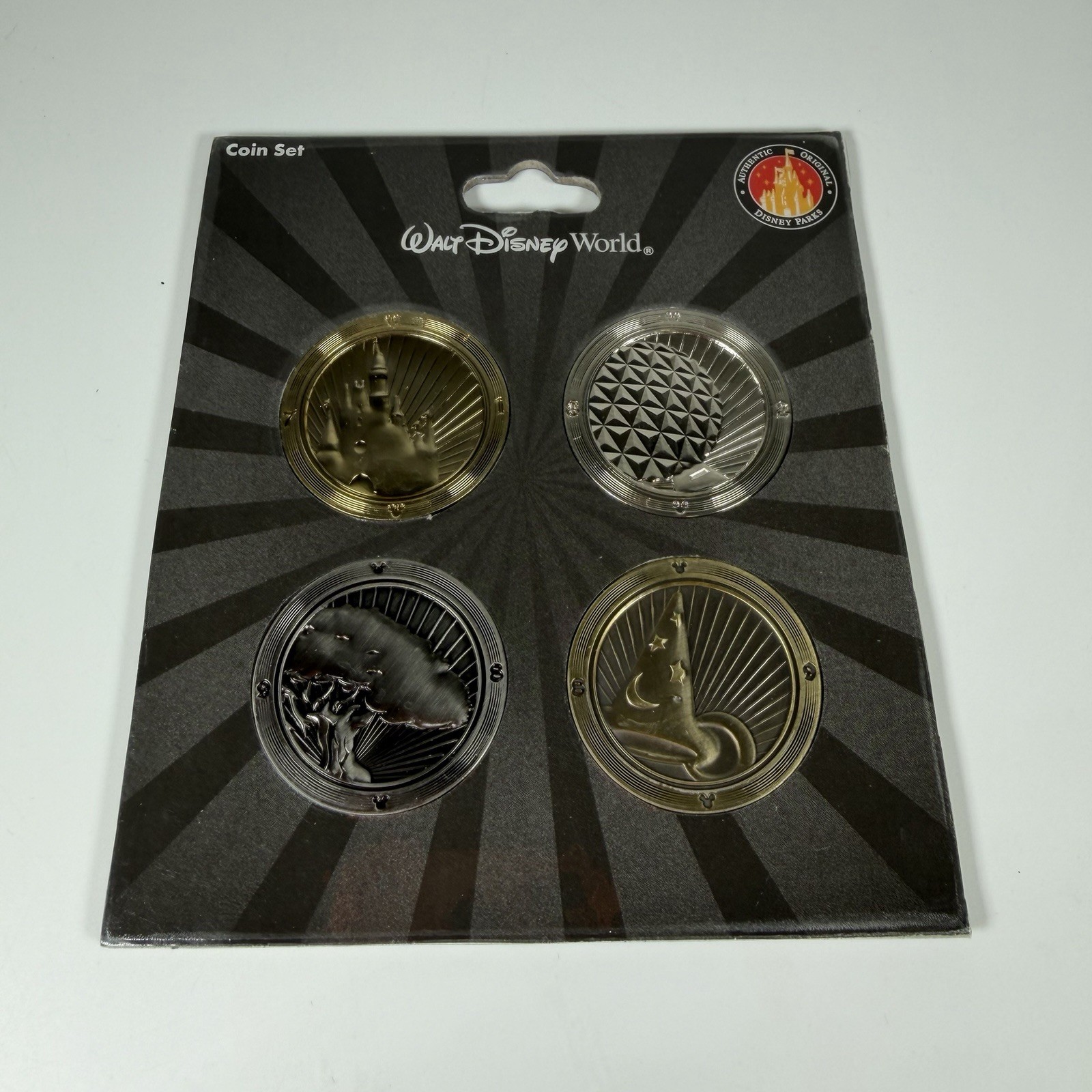 Walt Disney World exclusive Theme Park Icons - 4 Coin Set