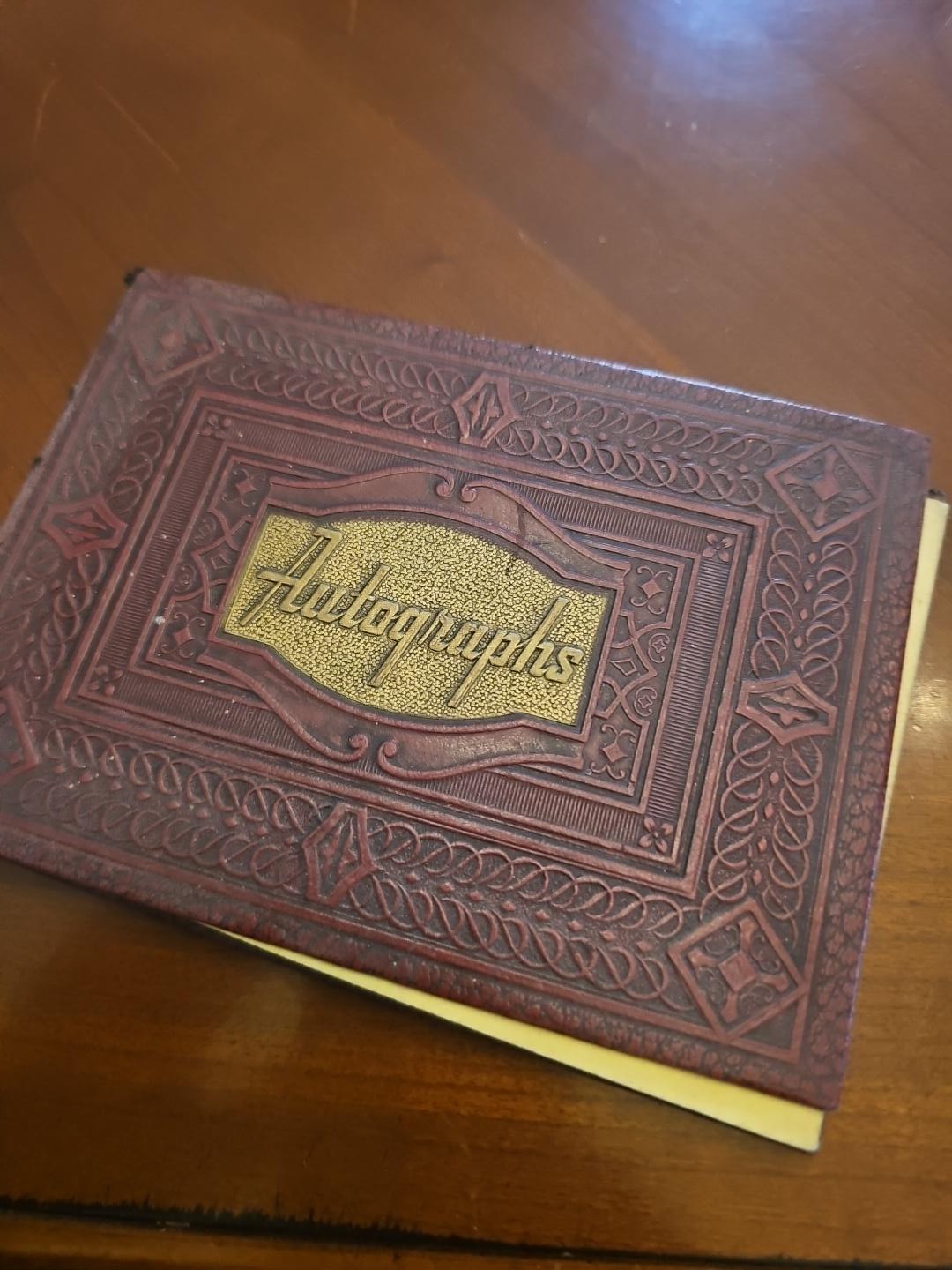 Vintage 1940 Autograph Friendship Album 50+ Handwritten Messages WWII Era CA